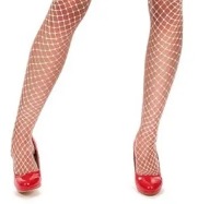 Medias Malla para Halloween - COLOR: BLANCAS